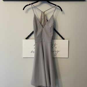 Lavender/Gray Pastel Skater Dress - NWT
